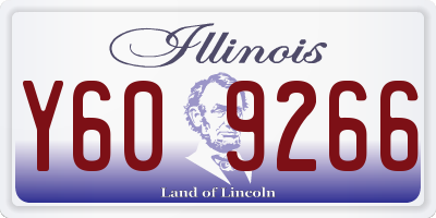 IL license plate Y609266