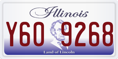 IL license plate Y609268