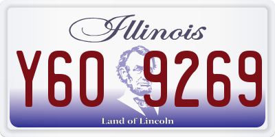 IL license plate Y609269