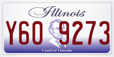 IL license plate Y609273