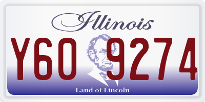 IL license plate Y609274