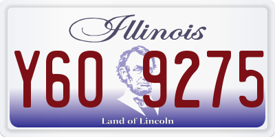 IL license plate Y609275