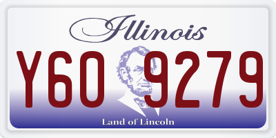 IL license plate Y609279