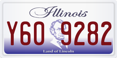 IL license plate Y609282