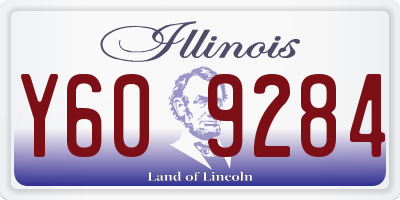 IL license plate Y609284