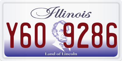 IL license plate Y609286