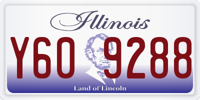 IL license plate Y609288