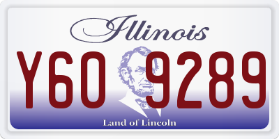 IL license plate Y609289