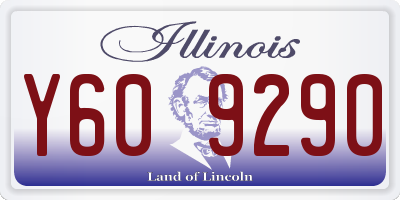 IL license plate Y609290