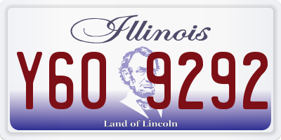 IL license plate Y609292