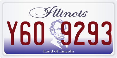 IL license plate Y609293