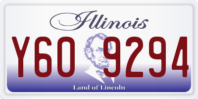 IL license plate Y609294