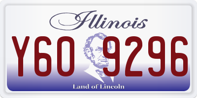 IL license plate Y609296