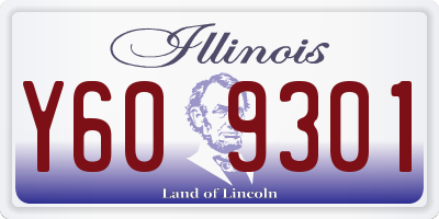 IL license plate Y609301