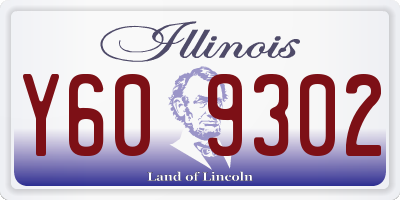 IL license plate Y609302