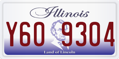 IL license plate Y609304