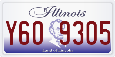 IL license plate Y609305