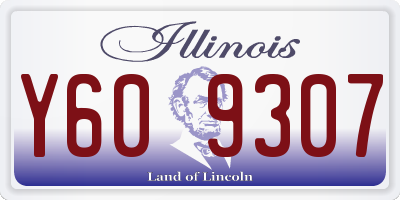 IL license plate Y609307
