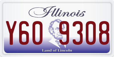 IL license plate Y609308