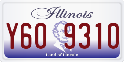 IL license plate Y609310