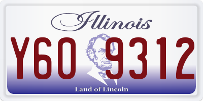 IL license plate Y609312