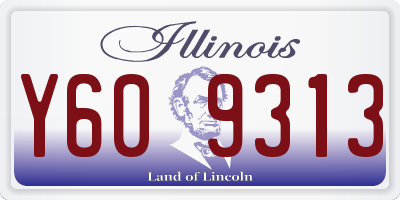 IL license plate Y609313