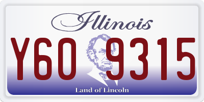 IL license plate Y609315