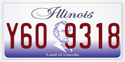 IL license plate Y609318