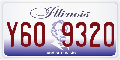 IL license plate Y609320