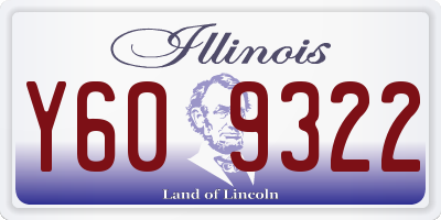 IL license plate Y609322