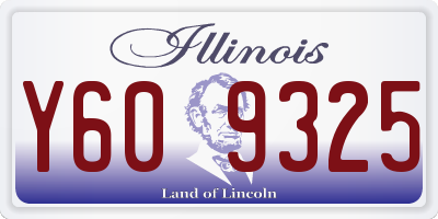 IL license plate Y609325