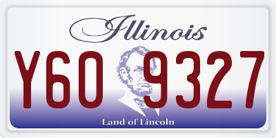 IL license plate Y609327