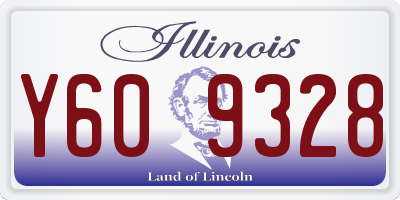 IL license plate Y609328