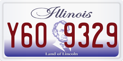 IL license plate Y609329