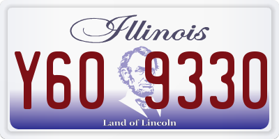 IL license plate Y609330