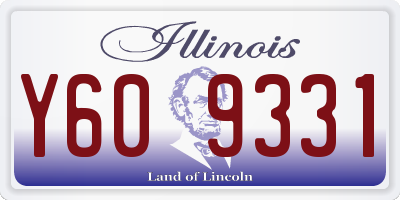 IL license plate Y609331