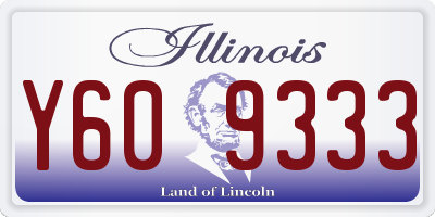 IL license plate Y609333