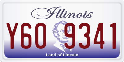 IL license plate Y609341
