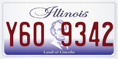 IL license plate Y609342