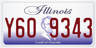 IL license plate Y609343