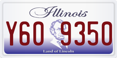 IL license plate Y609350