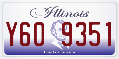 IL license plate Y609351