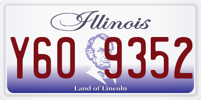 IL license plate Y609352