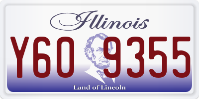 IL license plate Y609355