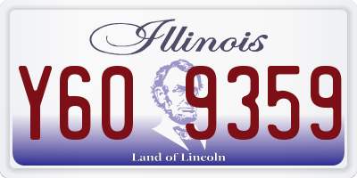 IL license plate Y609359