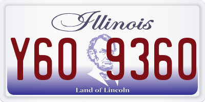 IL license plate Y609360