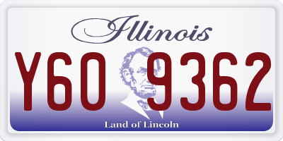 IL license plate Y609362