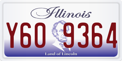 IL license plate Y609364