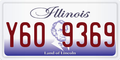 IL license plate Y609369