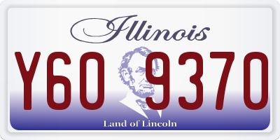 IL license plate Y609370